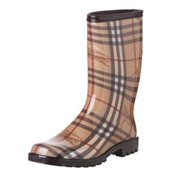 burberry tall rain boots